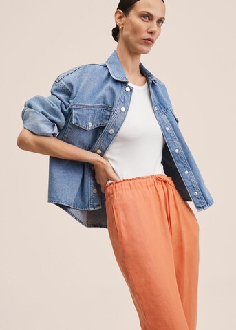 MANGO Loose fit Pants in Orange