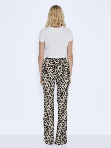 Noisy may Flared Trousers 'Pasa' in Beige