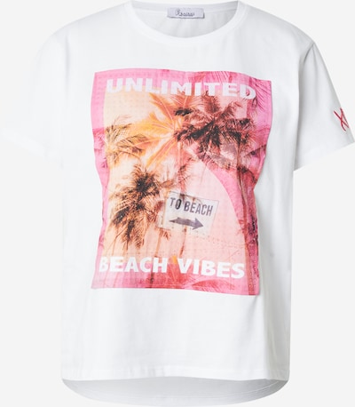 Marškinėliai iš PRINCESS GOES HOLLYWOOD, spalva – ruda / oranžinė / šviesiai rožinė / balta, Prekių apžvalga