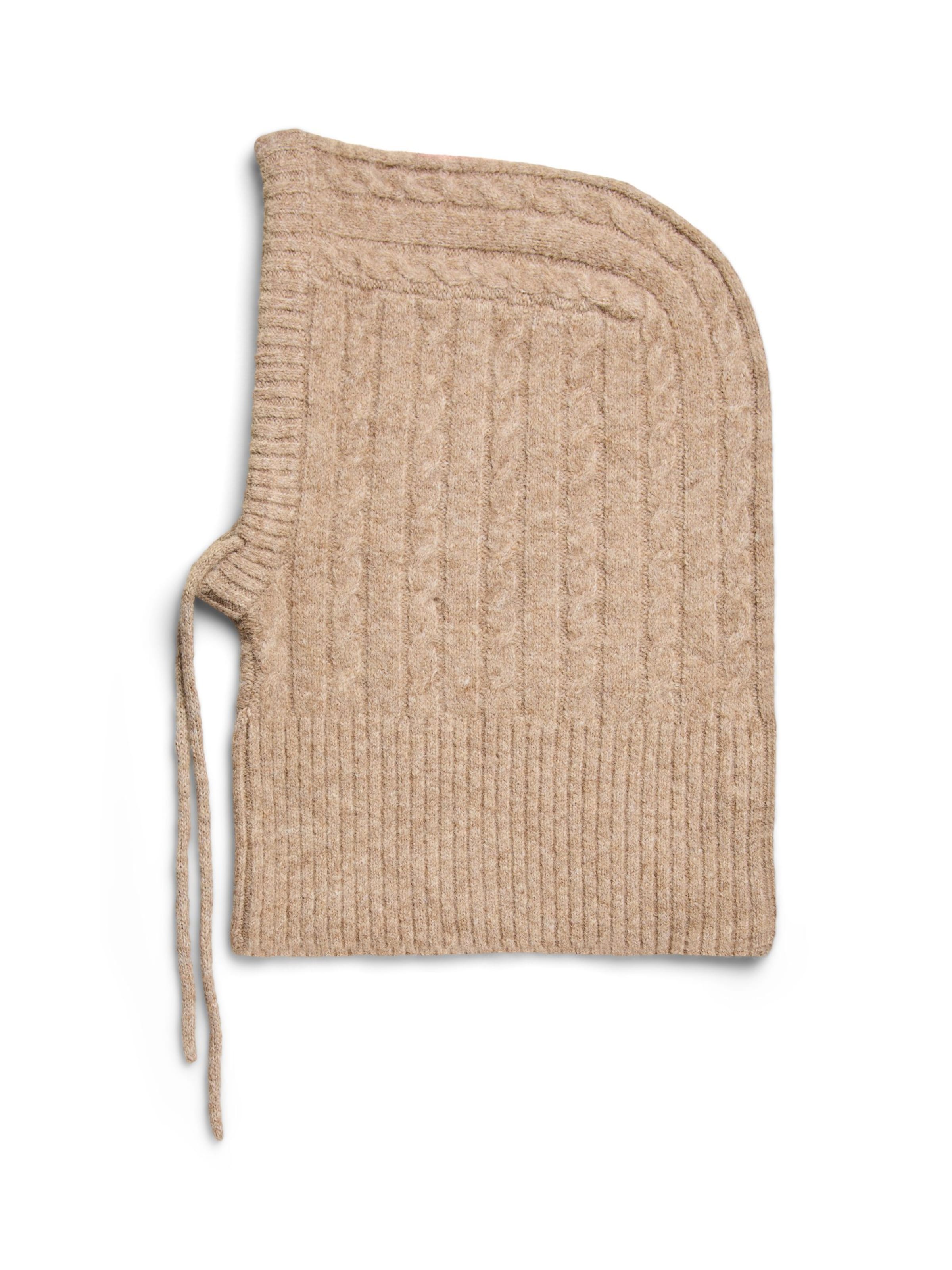 PIECES Muts 'NAMBI' in Beige: voorkant