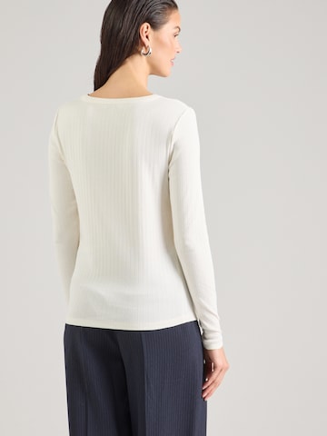 rosemunde - Camiseta 'Belmo Pointelle' en blanco