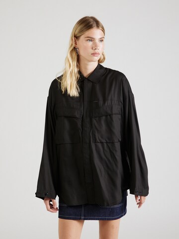 G-Star RAW Bluse in Schwarz: predná strana