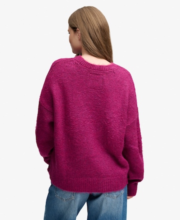 Superdry & Co Oversized Sweater in Pink
