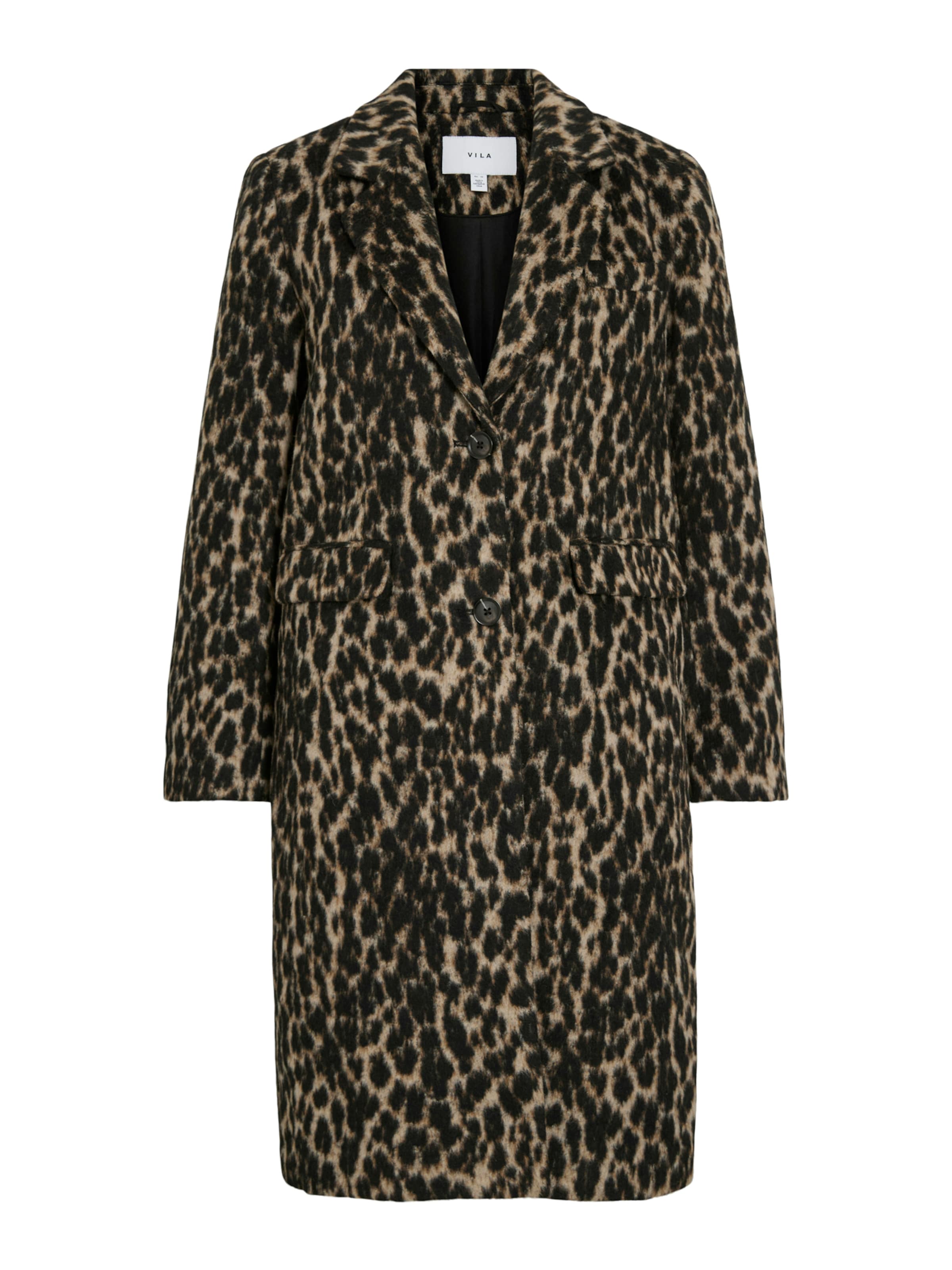 Cappotto di mezza stagione 'VISimba' di VILA in nero: frontale