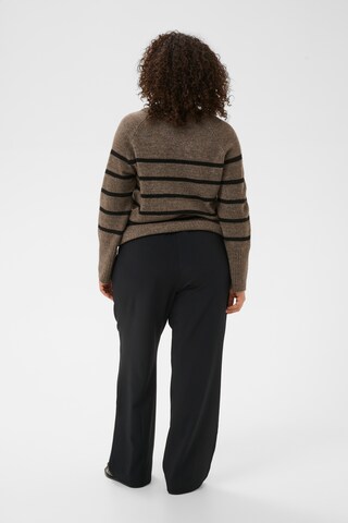 Wide Leg Pantalon 'KCBeathie' KAFFE CURVE en noir
