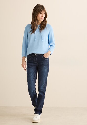 CECIL Slimfit Jeans im Slim Fit in Blau