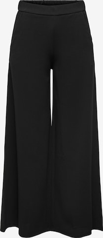 Wide Leg Pantalon 'JDYTANJA' JDY en noir : devant