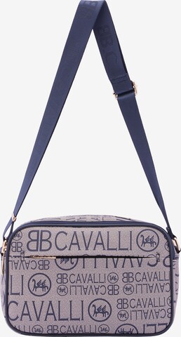 Borsa a tracolla 'Borsa a Tracolla B Cavalli Donna con Zip e Tasche Regolabile Nera' di B. Cavalli in blu: frontale