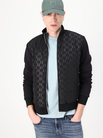 Veste de survêtement Karl Lagerfeld en noir