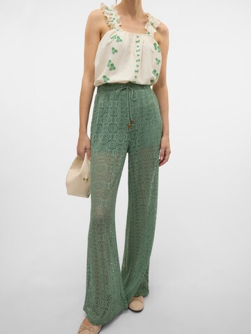 VERO MODA - Pierna ancha Pantalón 'VMMAYA' en verde