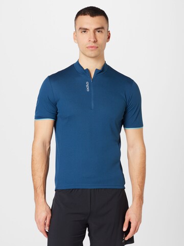 ODLO Functioneel shirt 'Essential' in Blauw: voorkant