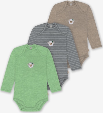 normani Strampler/Body 'Auckland' in Beige: Vorderseite