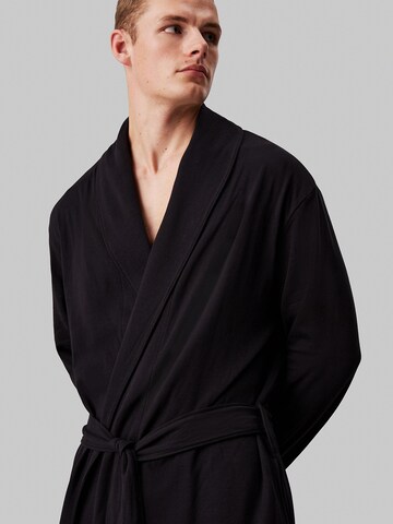 Calvin Klein Long Bathrobe in Black