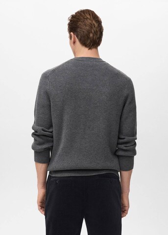 MANGO MAN Sweater 'Parky' in Grey