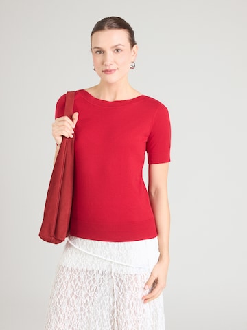 King Louie Pulover 'Audrey' | rdeča barva: sprednja stran