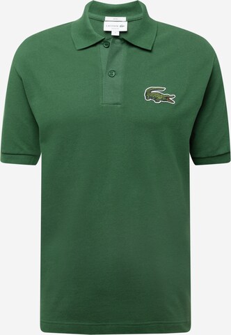 T-Shirt LACOSTE en vert : devant