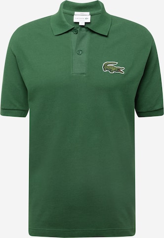 Tricou de la LACOSTE pe verde: față