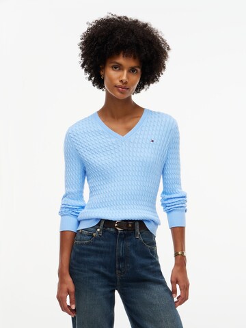 Pull-over TOMMY HILFIGER en bleu : devant