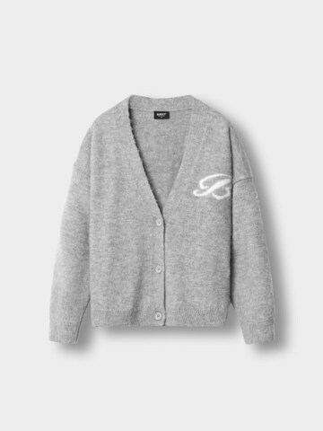 Burocs Knit Cardigan in Grey: front