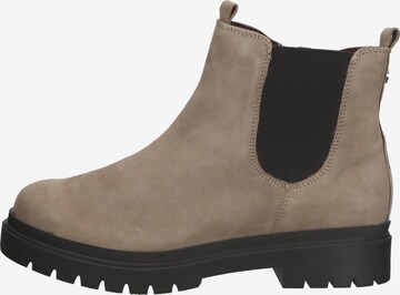 CAPRICE Chelsea boots in Beige: voorkant