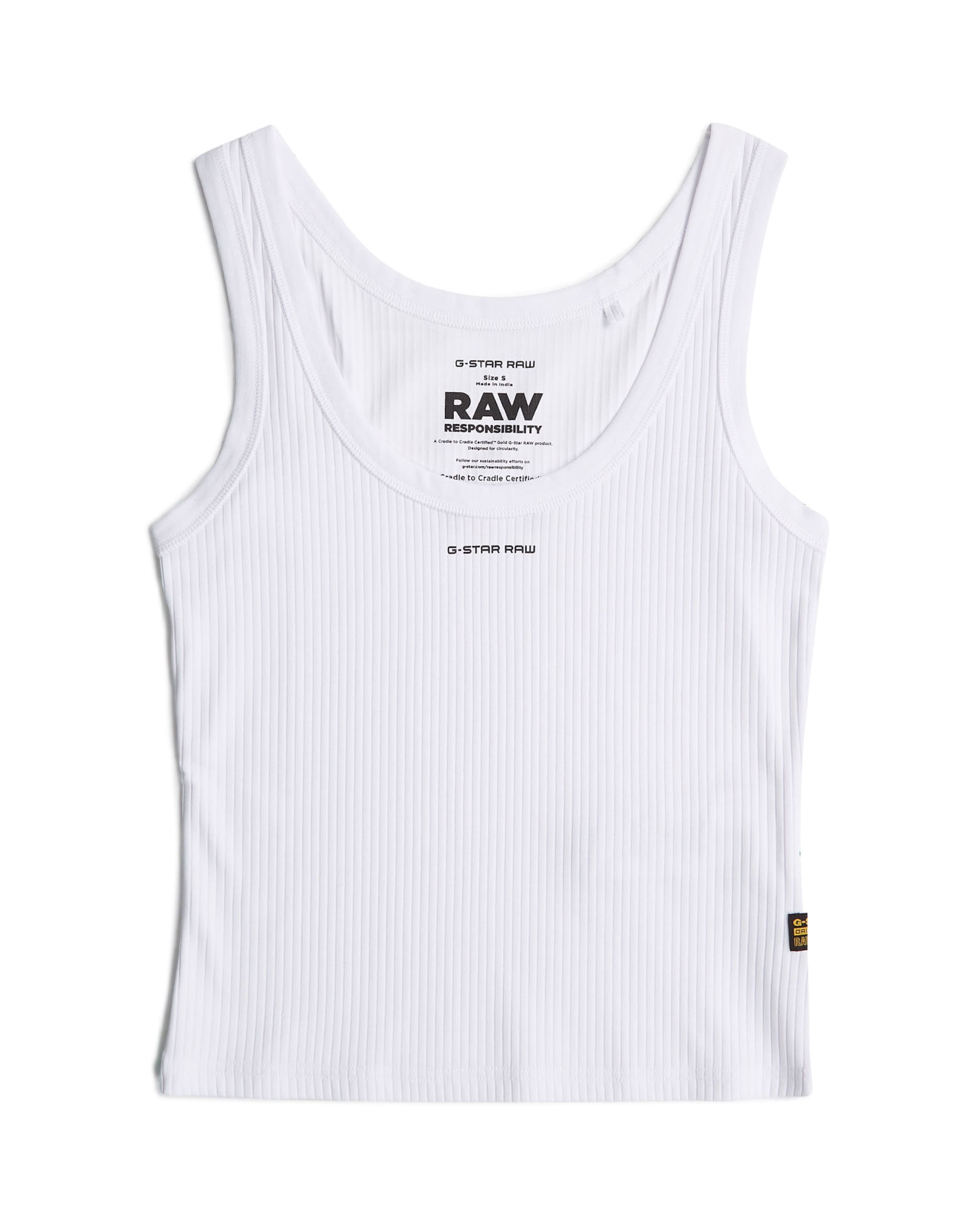 G-STAR Top in White: front