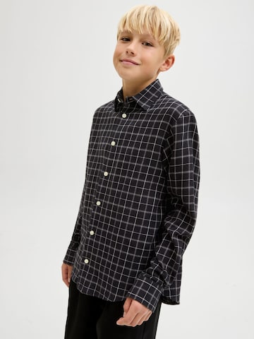 Coupe regular Chemise Jack & Jones Junior en noir