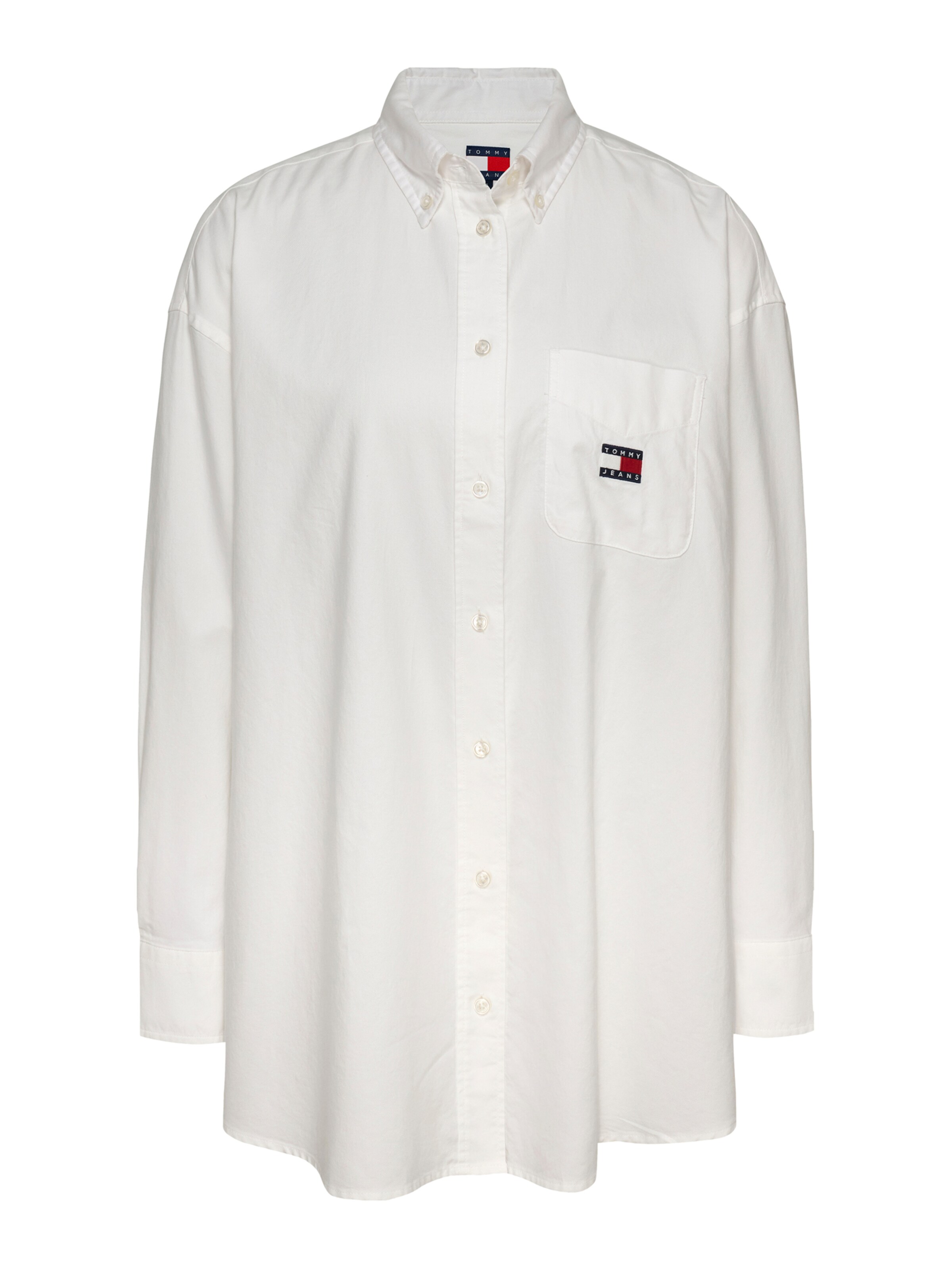 Camicia da donna di Tommy Jeans in bianco: frontale