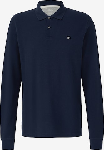 s.Oliver Poloshirt in Blau: Vorderseite