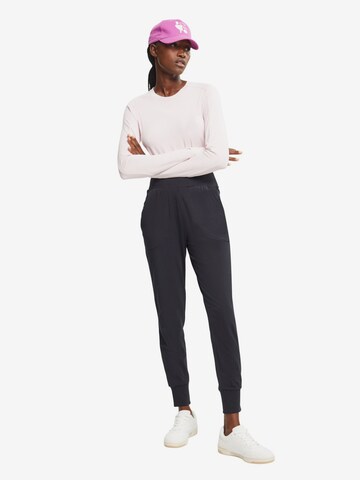 Effilé Pantalon de sport ESPRIT en noir