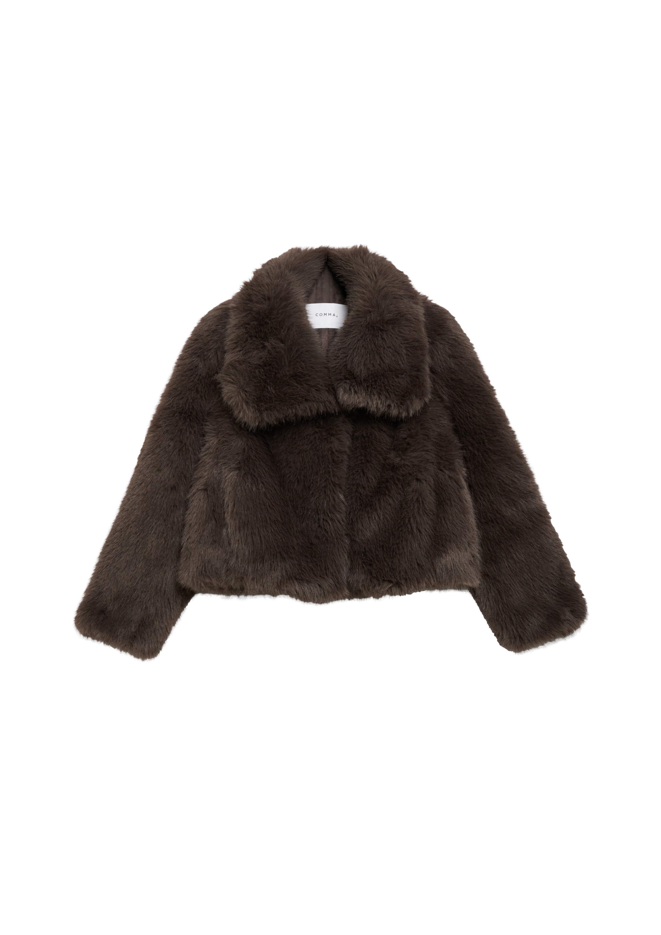 Veste d’hiver COMMA en marron : devant