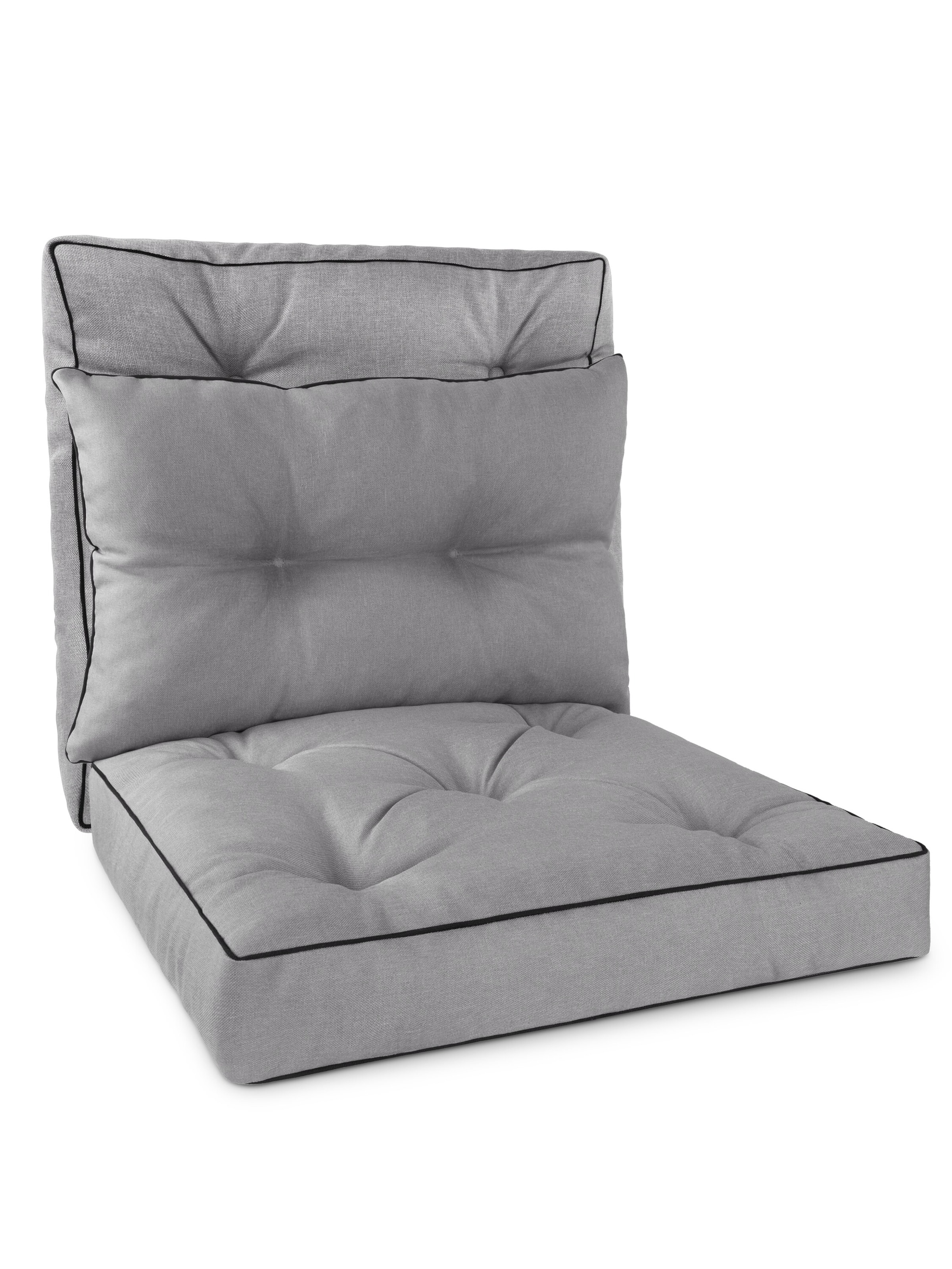Aspero Pillow in Grey: front