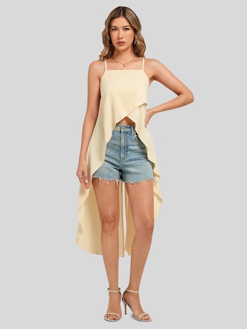 LapaPlus - Top 'Women Shirt' en beige