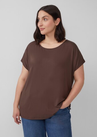 s.Oliver T-Shirt in Braun: Vorderseite
