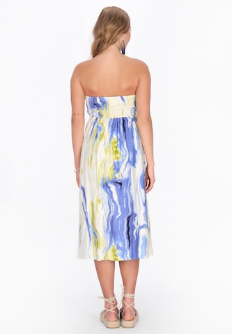 IZIA - Vestido de verão 'Festival' em azul