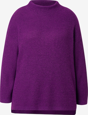 Ulla Popken Sweater in Purple: front