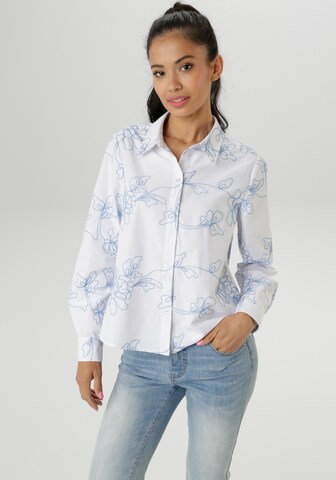 Aniston SELECTED Bluse in Weiß: Vorderseite