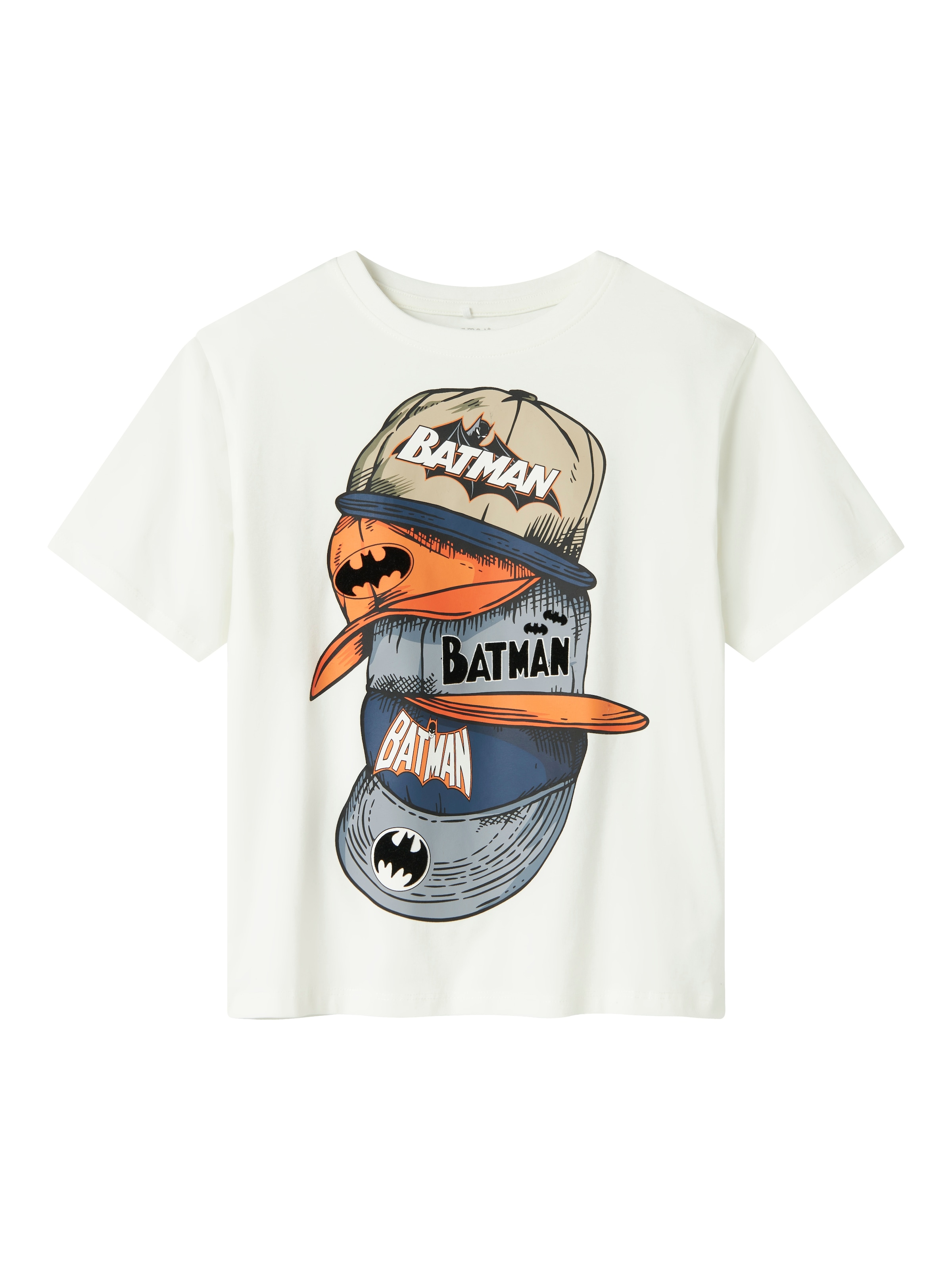 NAME IT - Camiseta 'NKMAdd Batman' en blanco: frente