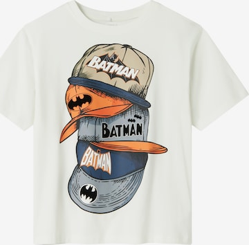 NAME IT T-Shirt 'NKMAdd Batman' in Weiß: Vorderseite
