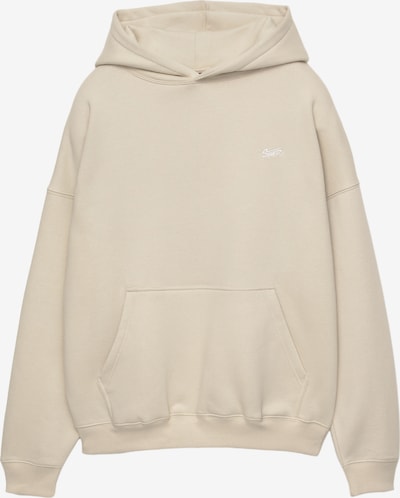 Pull&Bear Sweater majica 'STWD' u ecru/prljavo bijela / bijela, Pregled proizvoda