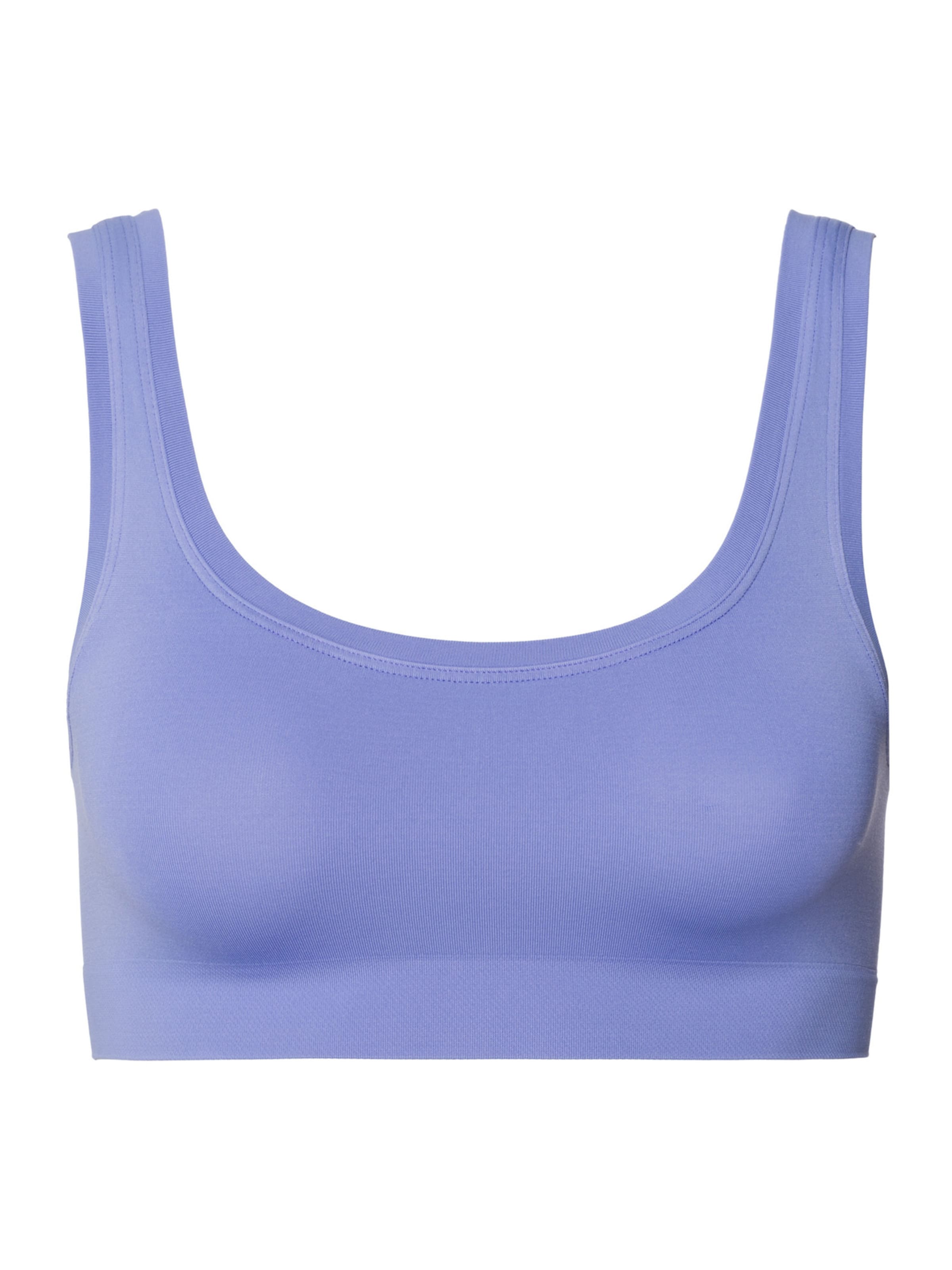 Bustier Soutien-gorge ' Touch Feeling ' Hanro en bleu : devant