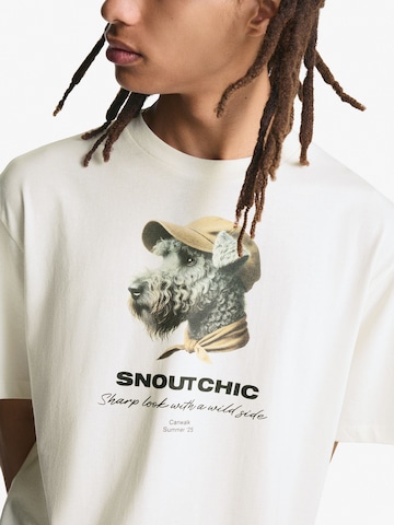 Bershka Shirt in White
