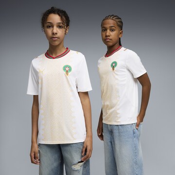 PUMA Funktionsshirt 'Marokko 2026' in Weiß: Vorderseite