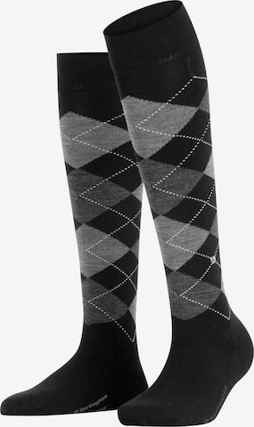BURLINGTON Over the Knee Socks 'Marylebone' in Black: front