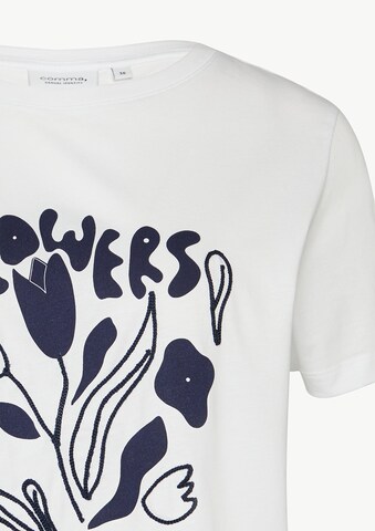 T-shirt comma casual identity en blanc