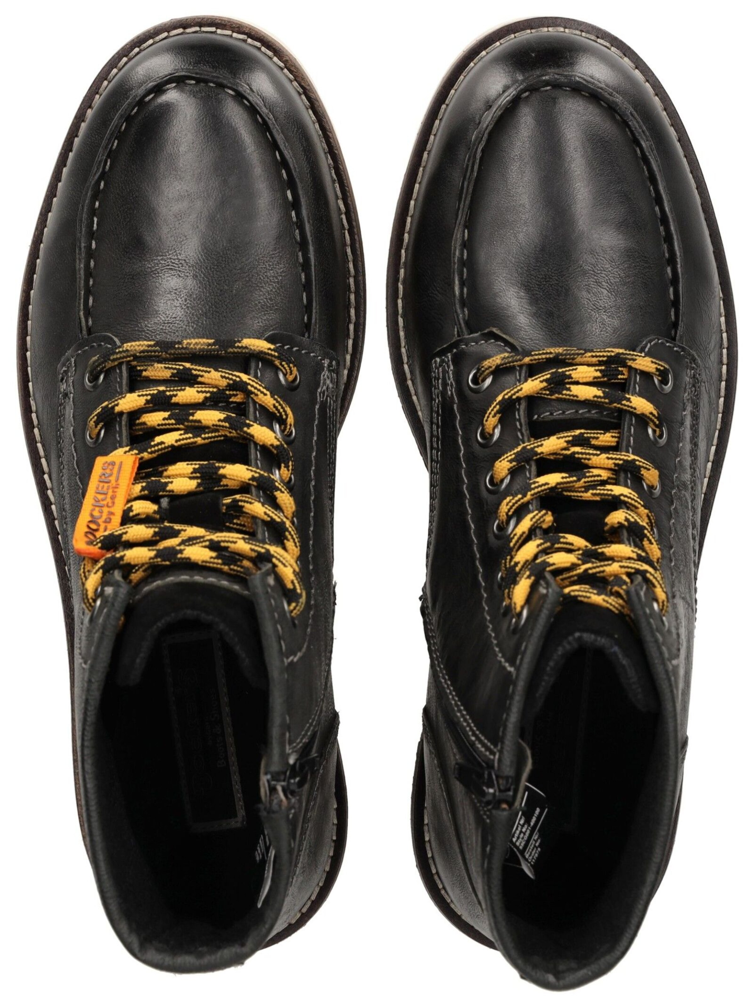 Dockers by Gerli Schnürboots in Schwarz