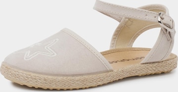 Sandales Pisamonas en beige : devant