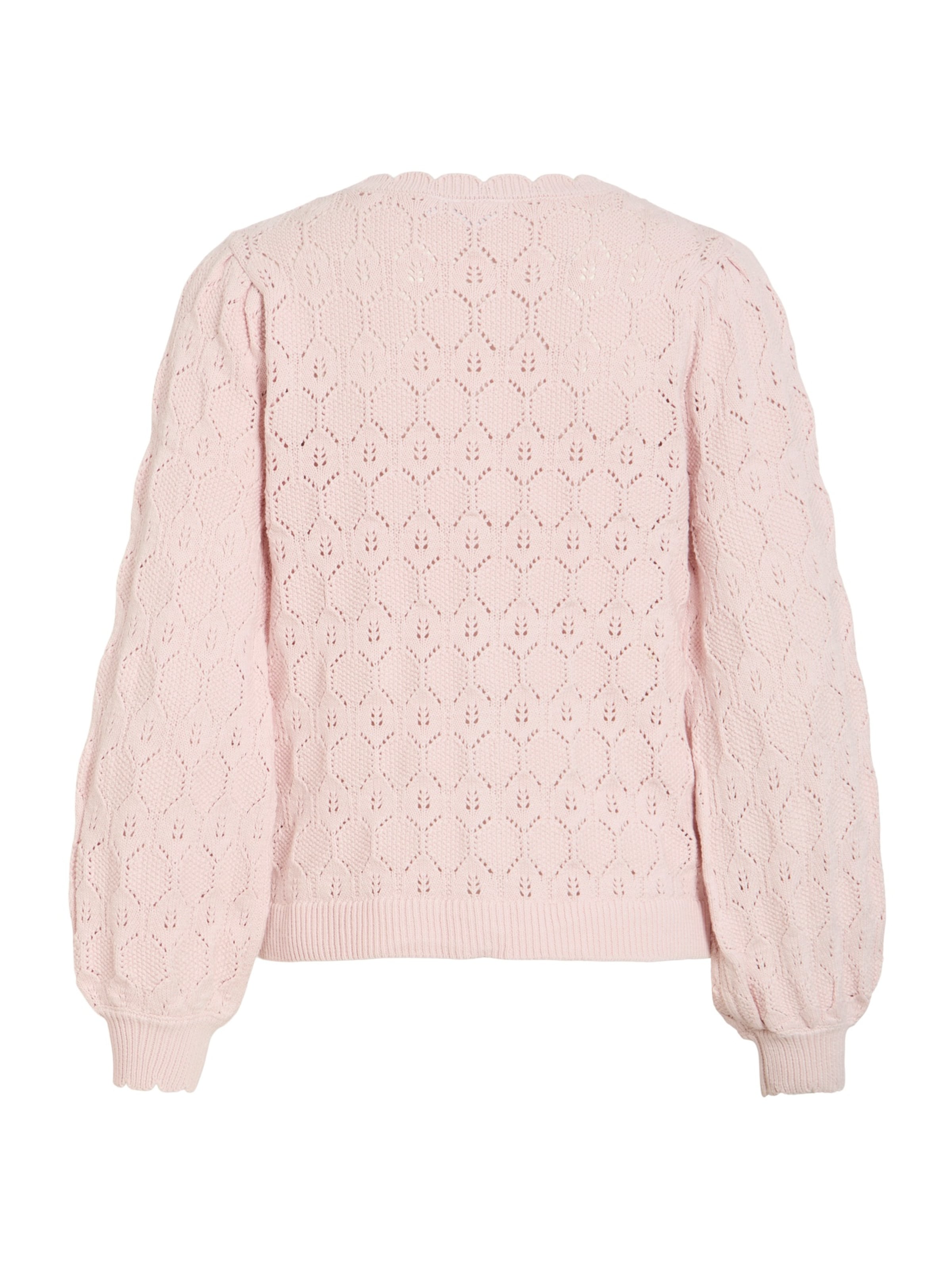 VILA Gebreid vest 'VILOWEN' in Roze