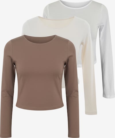 studioselect Majica 'Blanca' u ecru/prljavo bijela / smeđa / bijela, Pregled proizvoda