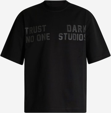T-Shirt DARK LABEL en noir : devant