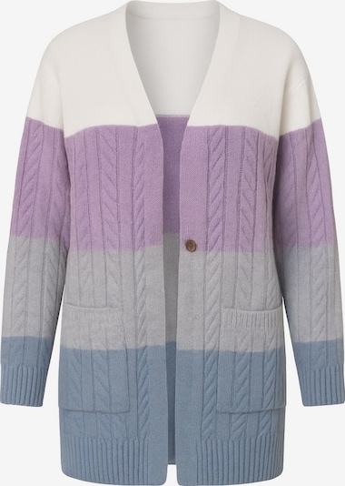 Shape Of You Strickjacke in opal / helllila, Produktansicht